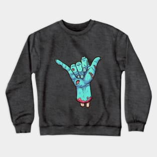 Hang loose zombie Crewneck Sweatshirt